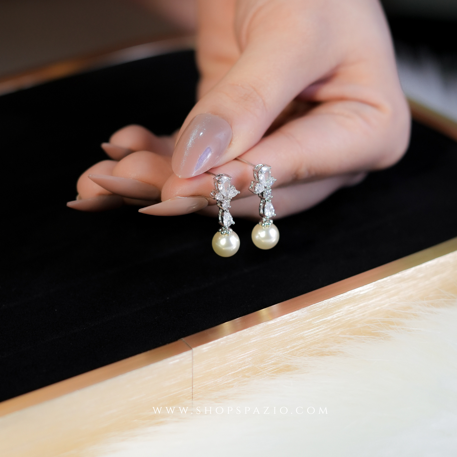 Liora Pearl Drop Earrings