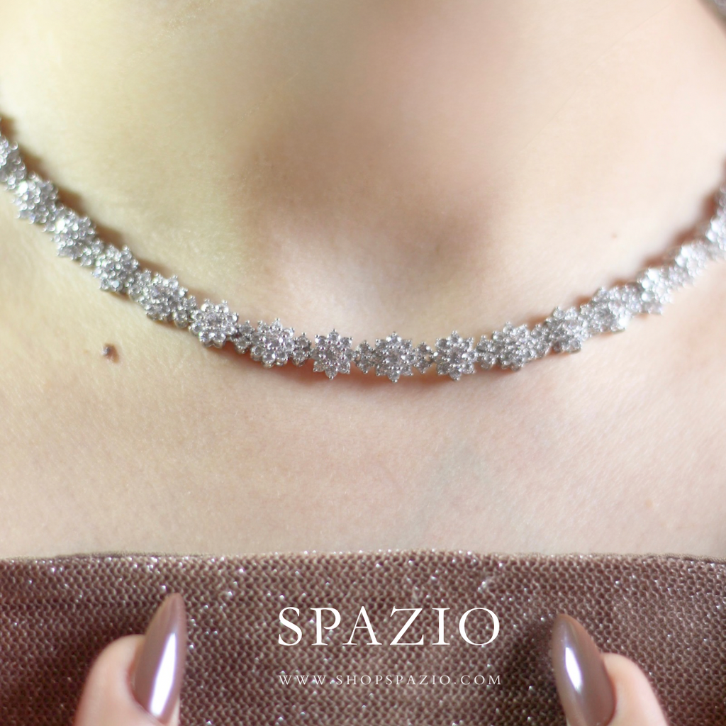 Frosted Grace  Necklace