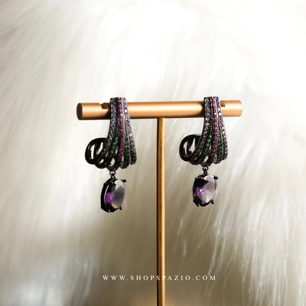 Midnight Cascade Earrings