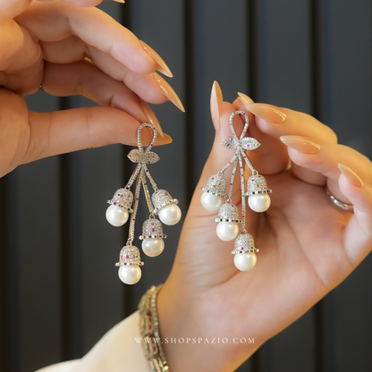 Pearl Tassel Earrings