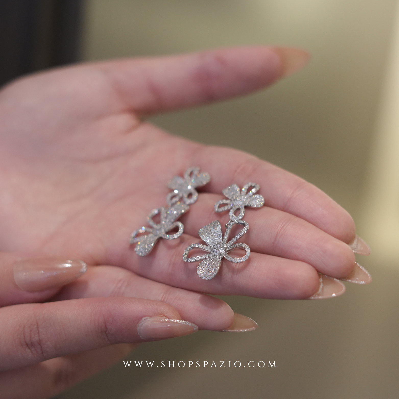 CZ Bloom Earrings