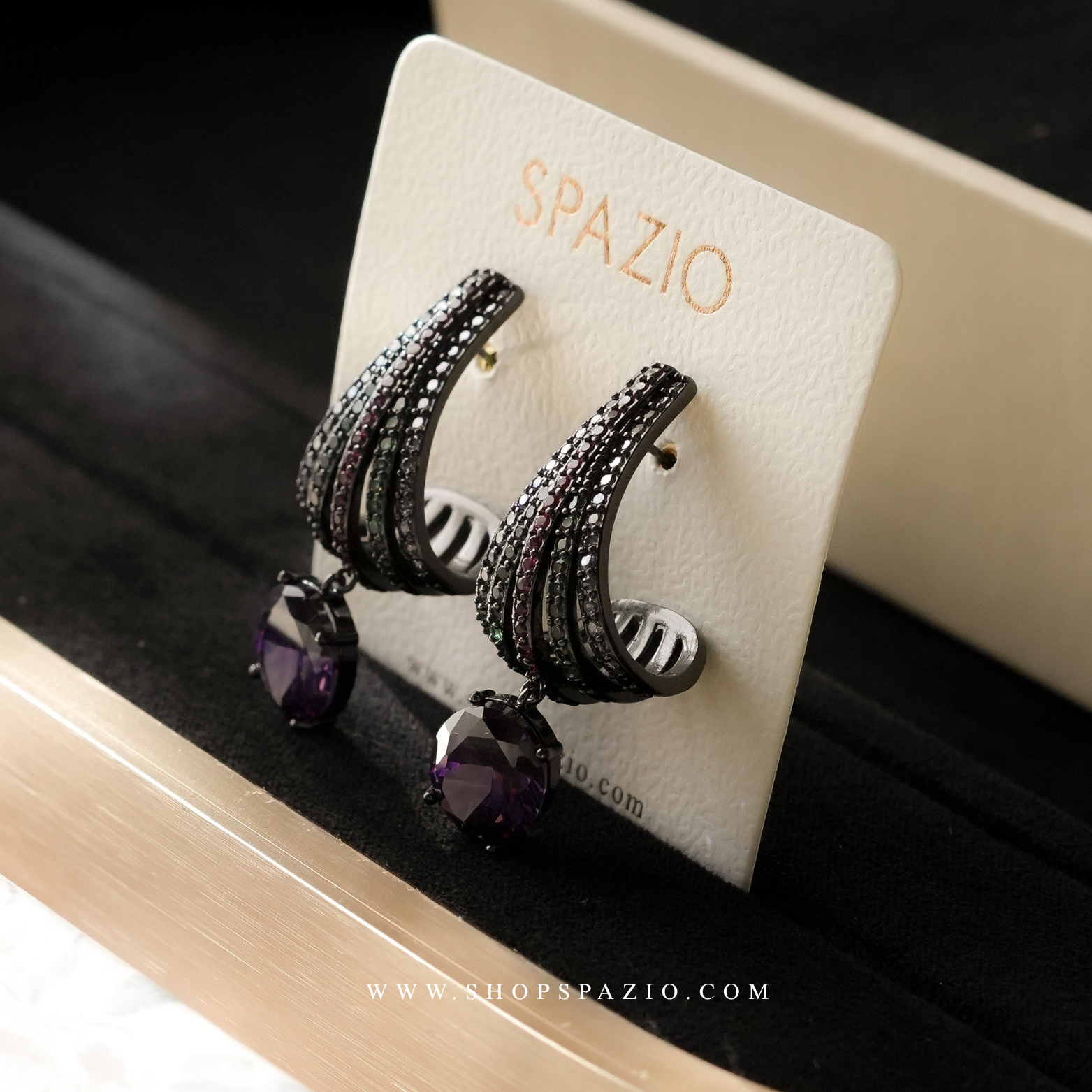 Midnight Cascade Earrings