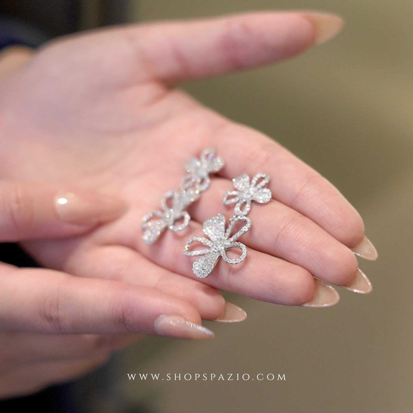 CZ Bloom Earrings