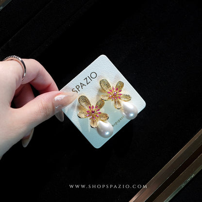Gulbahar Pearl Drop Earrings