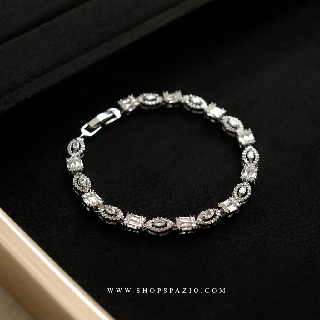 CZ Link Spark Bracelet