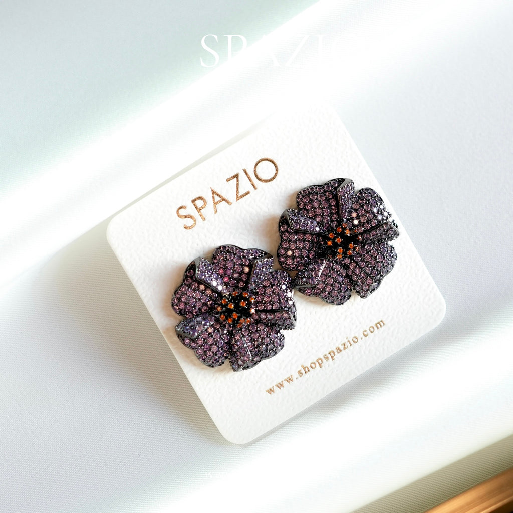 Midnight Bloom Earstuds