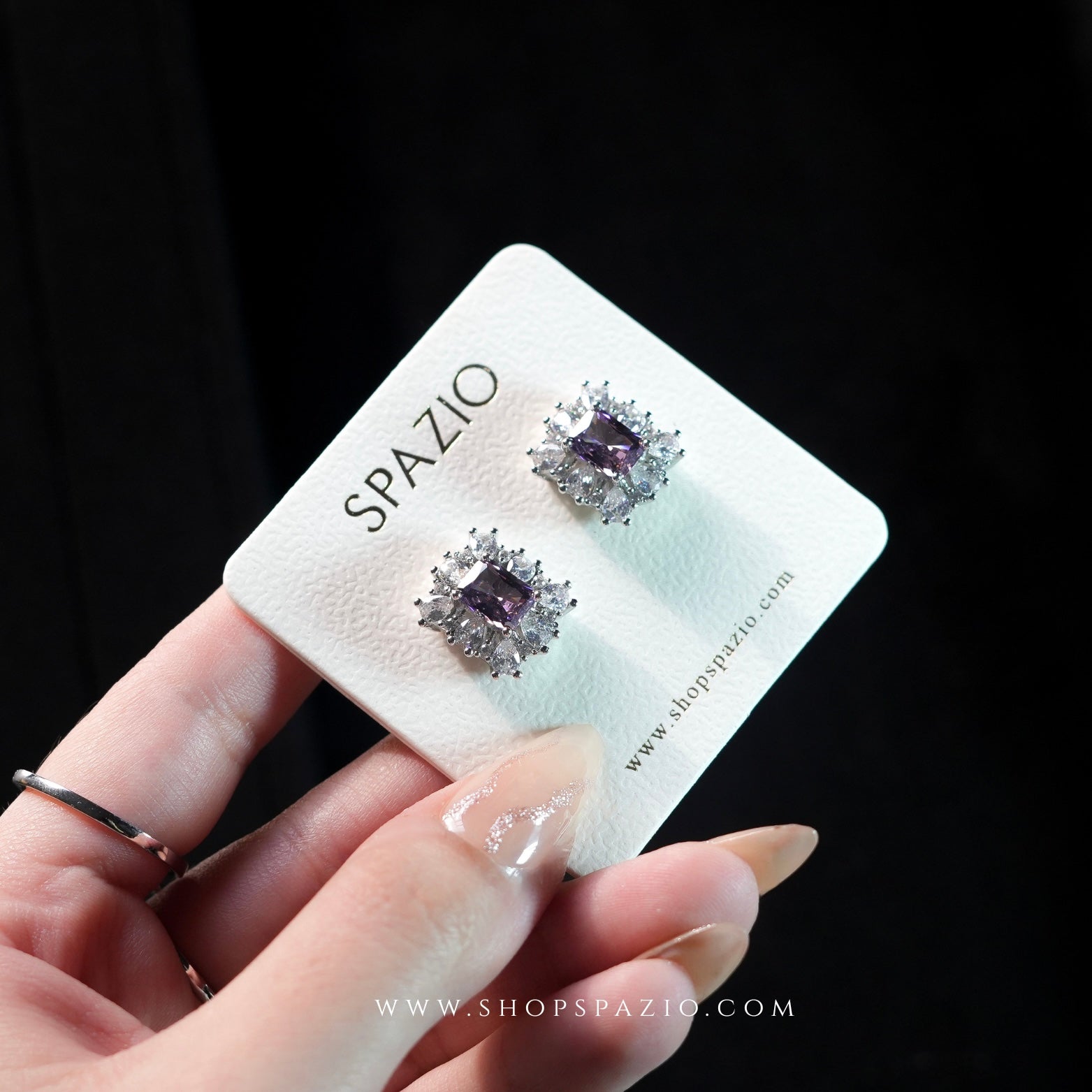 Purple Heritage Studs