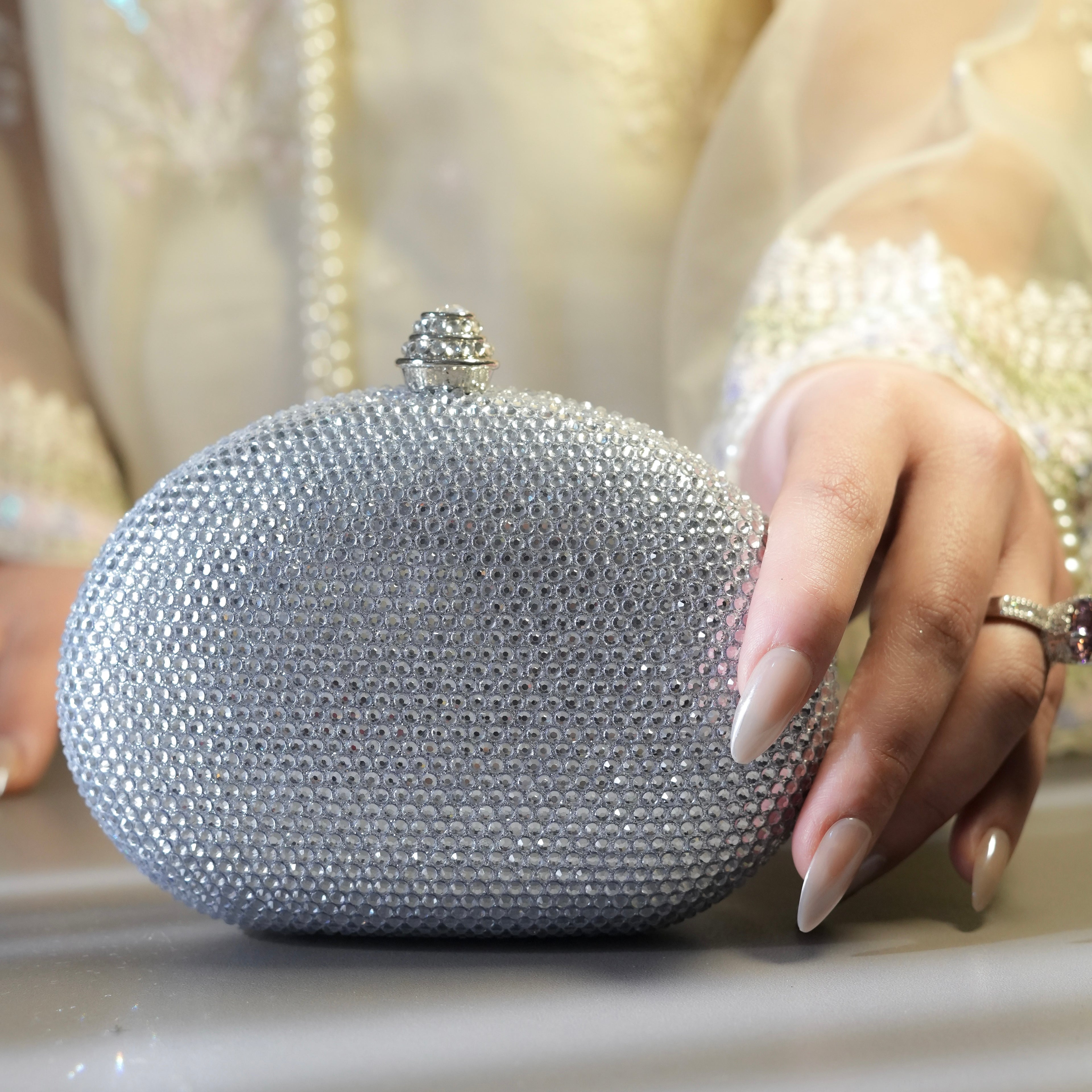 Cocktail Clutch - Silver