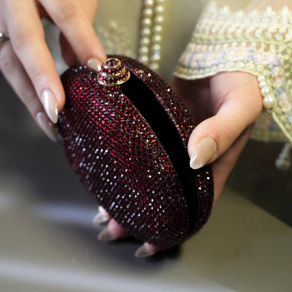 Cocktail Clutch - Maroon
