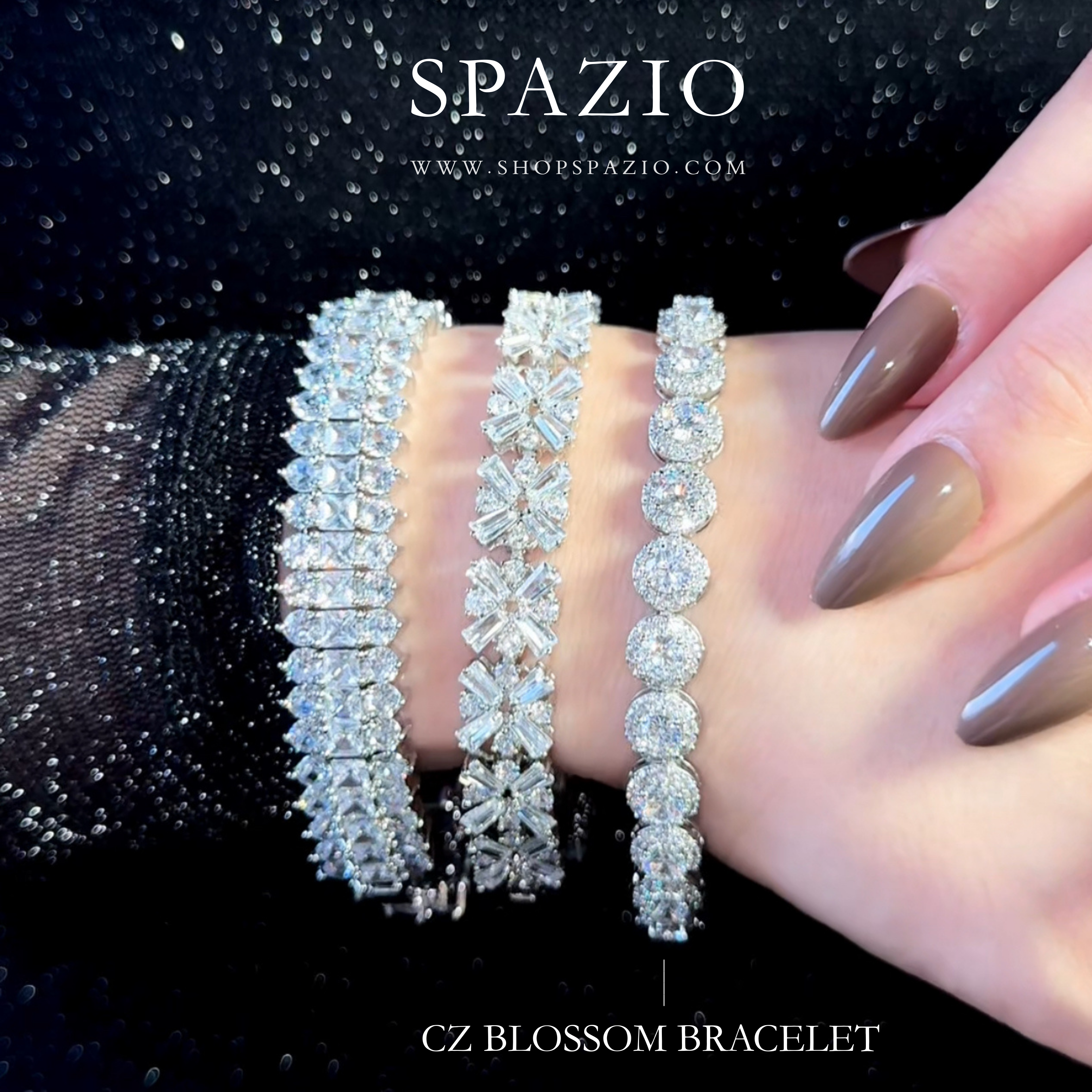 CZ Blossom Bracelet