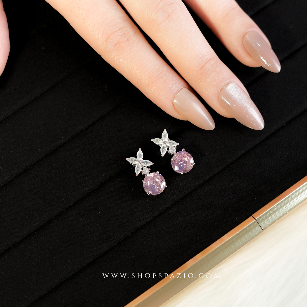 Rosé Drop Studs