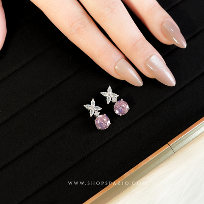 Rosé Drop Studs