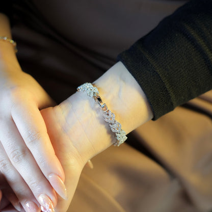 CZ Floral Bracelet
