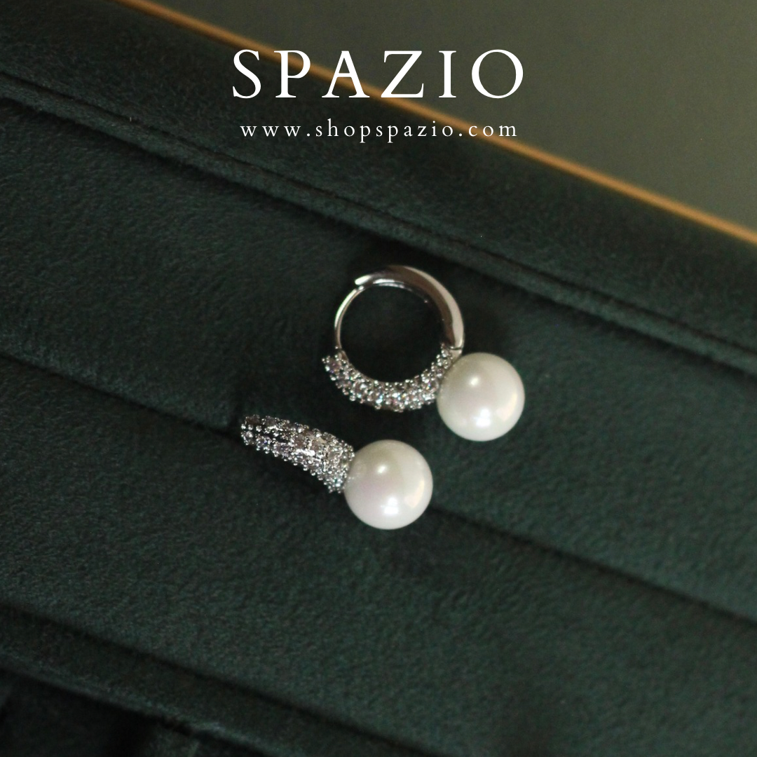 Pearl CZ Hoops