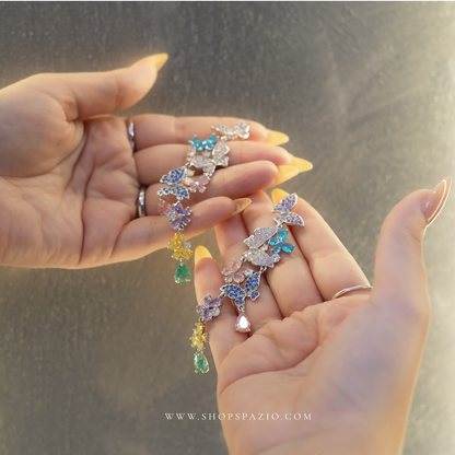 Whimsical Butterfly Drops - Multicolor