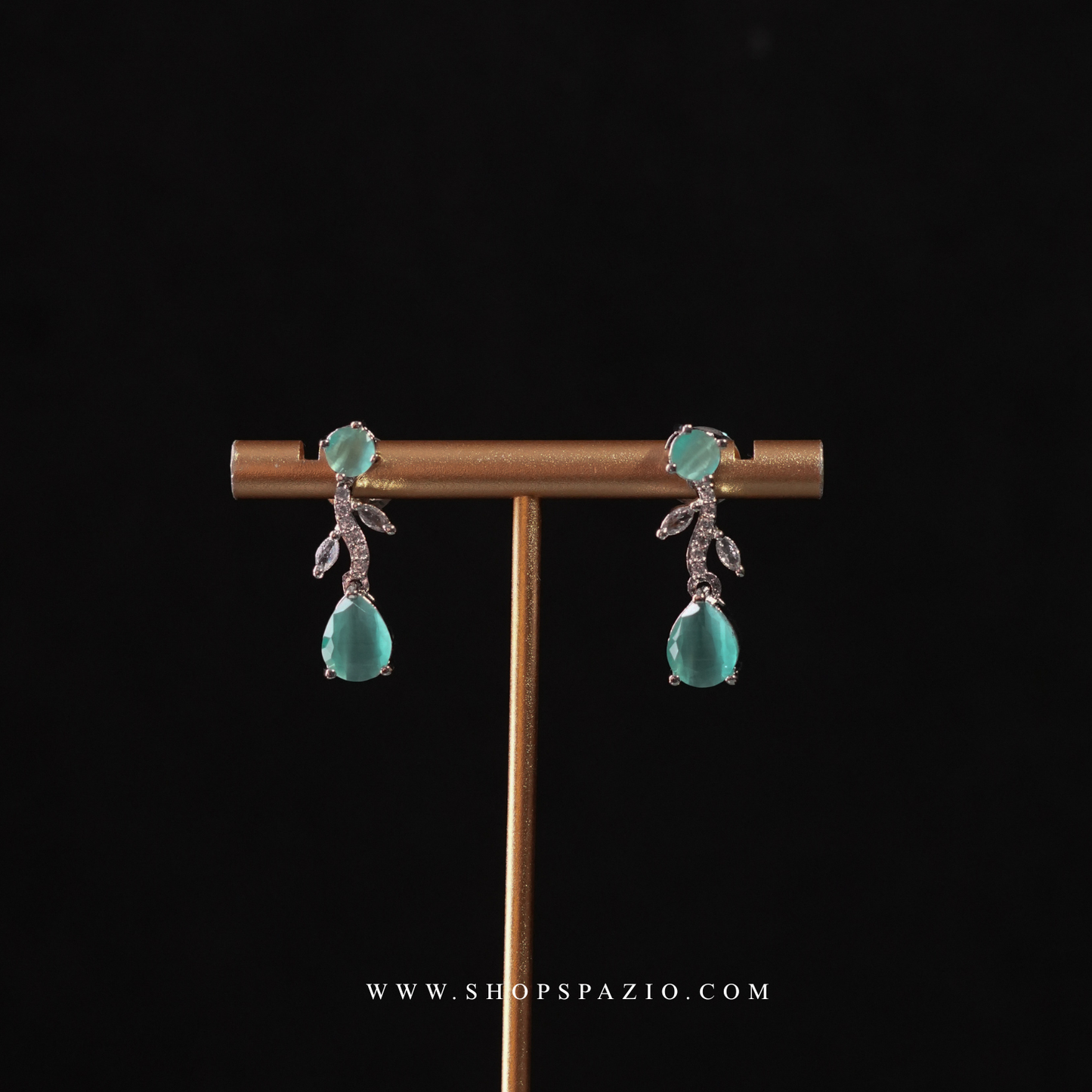 Liora Petals Necklace Set - Mint