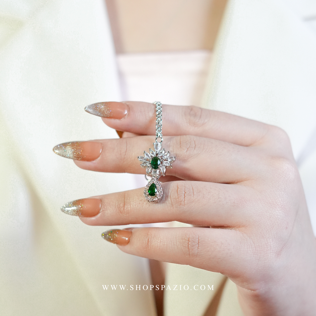 Stardust Necklace Set - Green