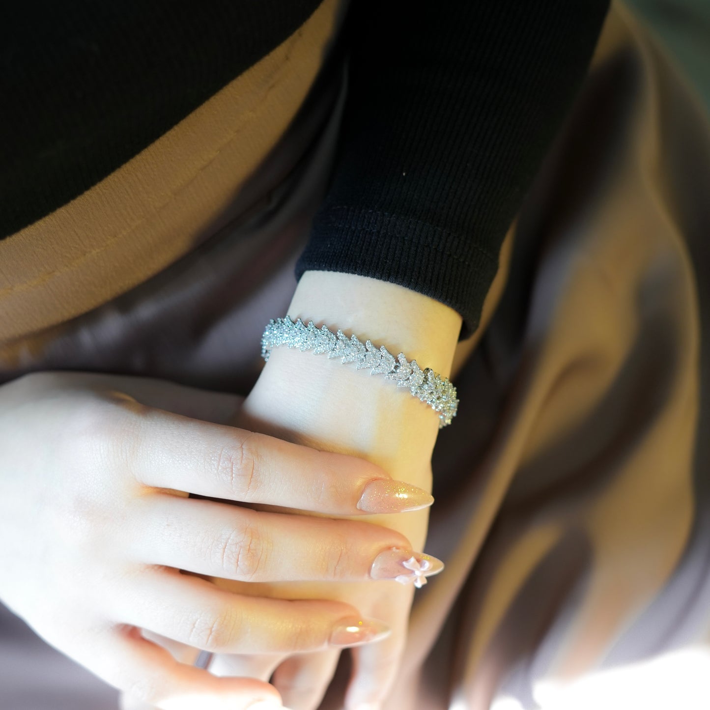 CZ Blossom Bracelet