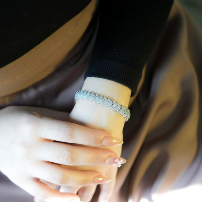 CZ Blossom Bracelet