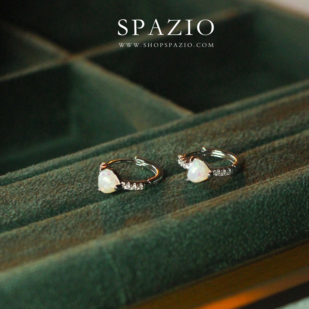 Lunar Glow Moonstone Hoops