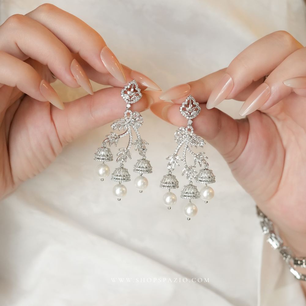 Imperial Pearl Chandelier Earrings