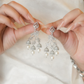 Imperial Pearl Chandelier Earrings