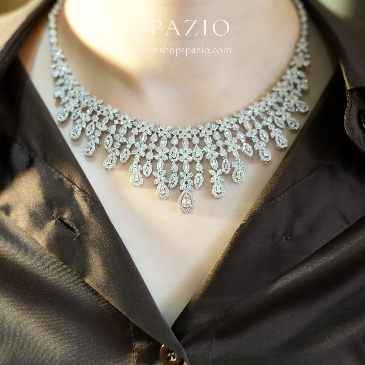 Silver Royale Necklace Set
