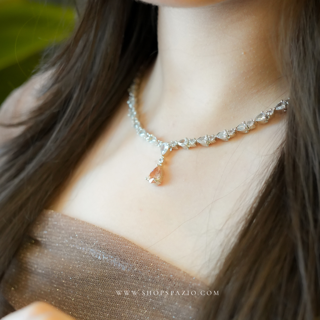 Blush Teardrop Elegance Set