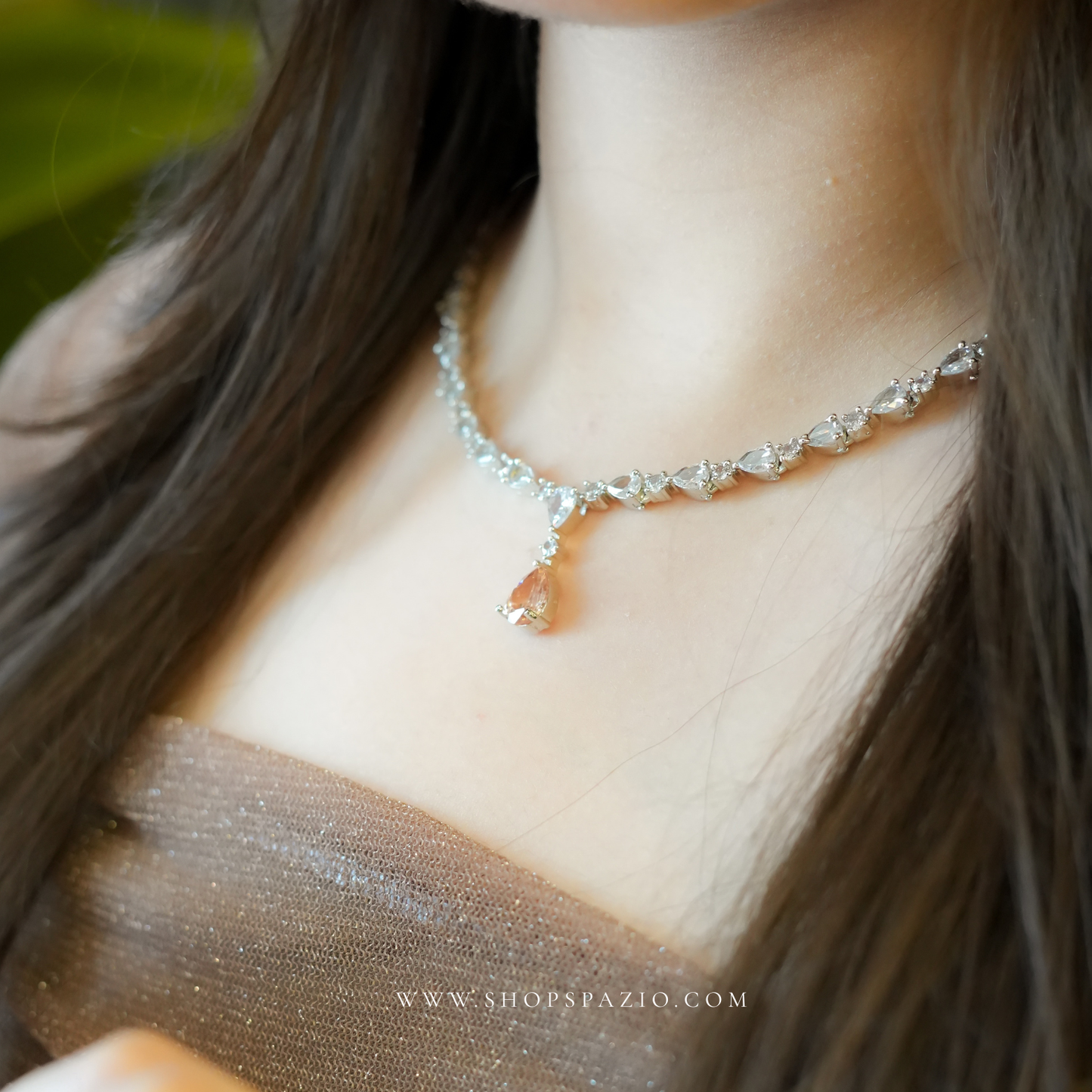 Blush Teardrop Elegance Set