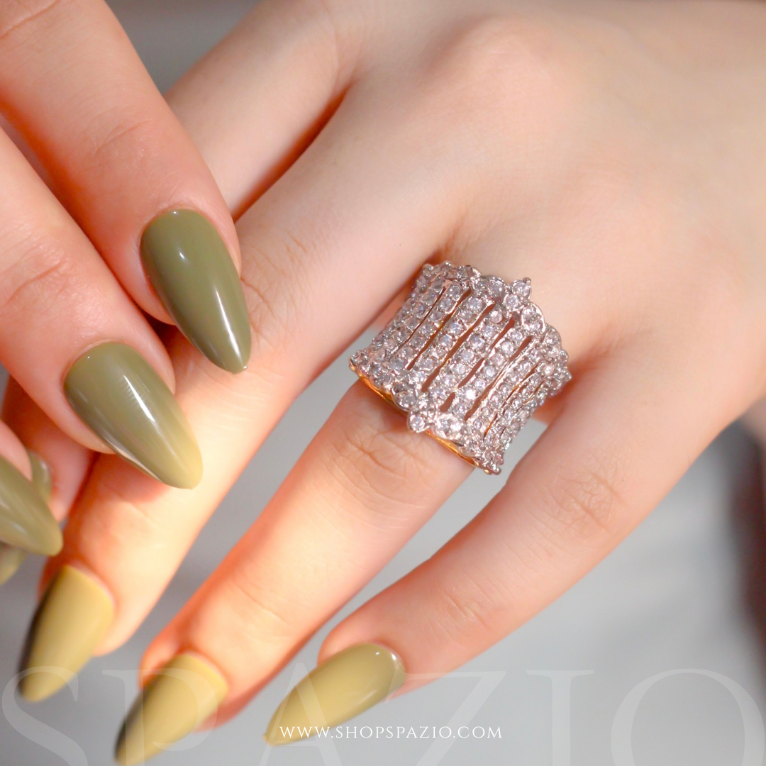 CZ Statement Ring