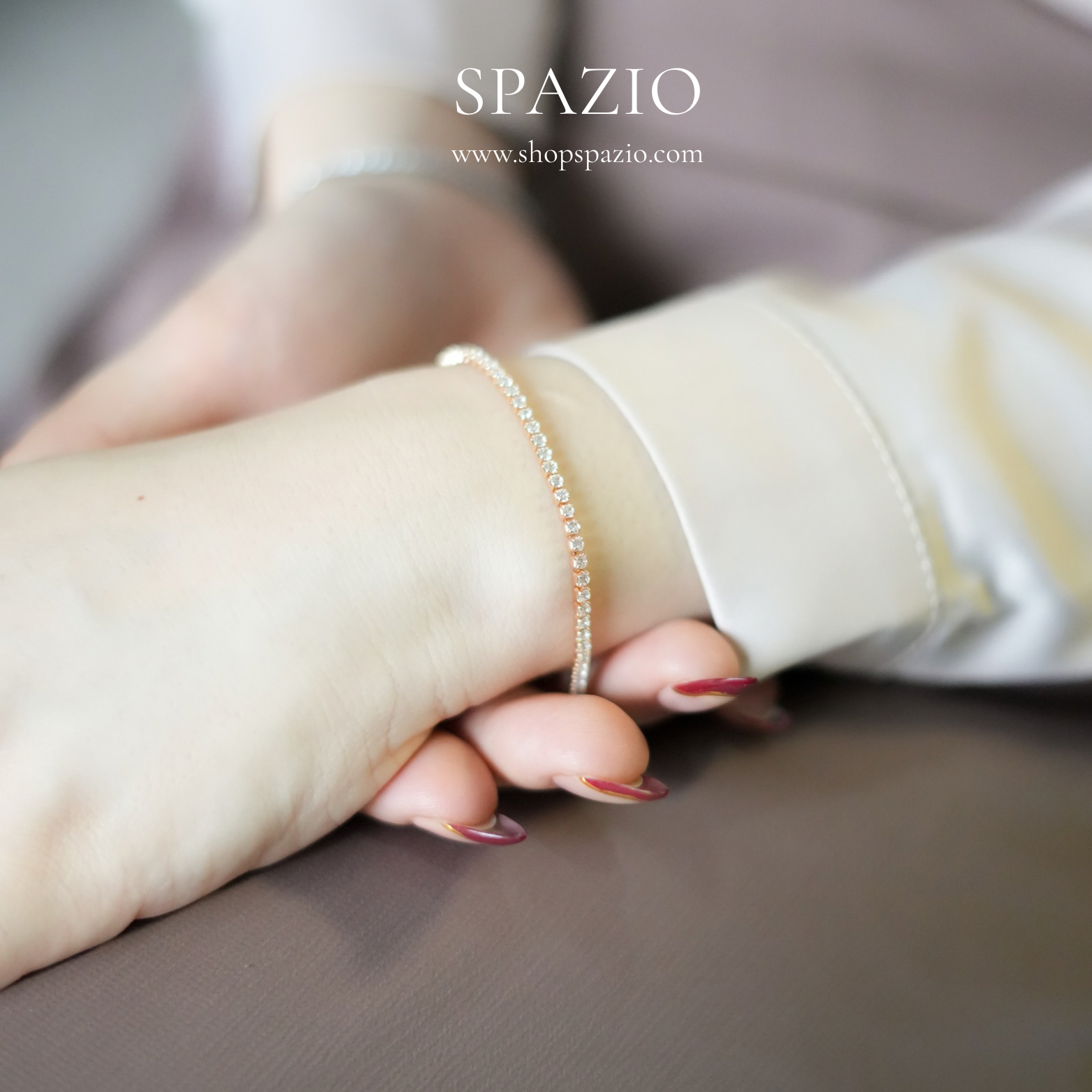 CZ Tennis Bracelet - Gold
