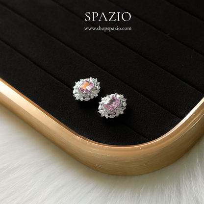 Heritage Ear Studs - Soft Pink
