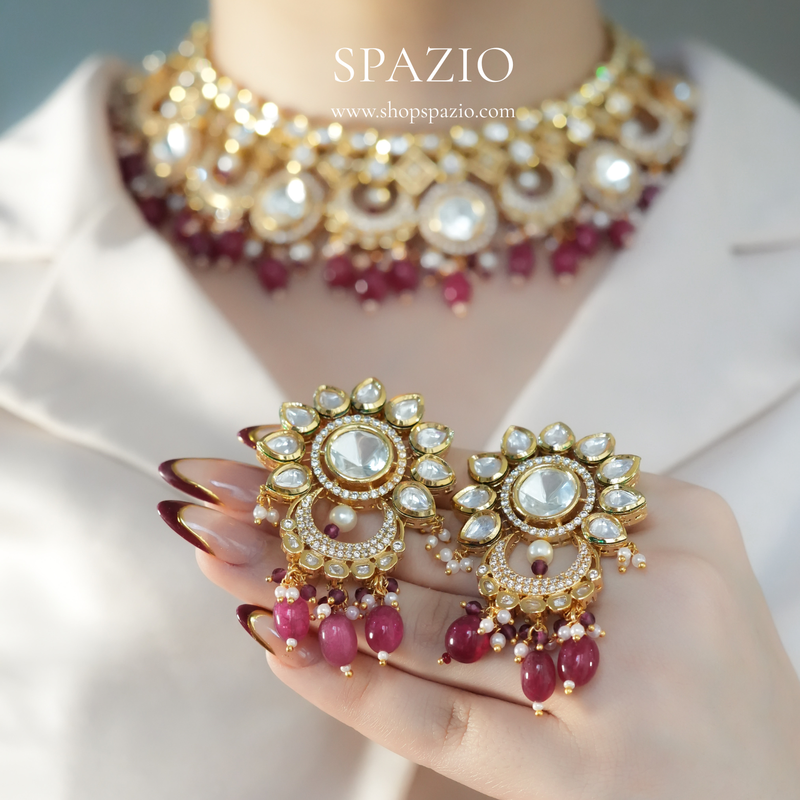 Indian Kundan Heritage Set