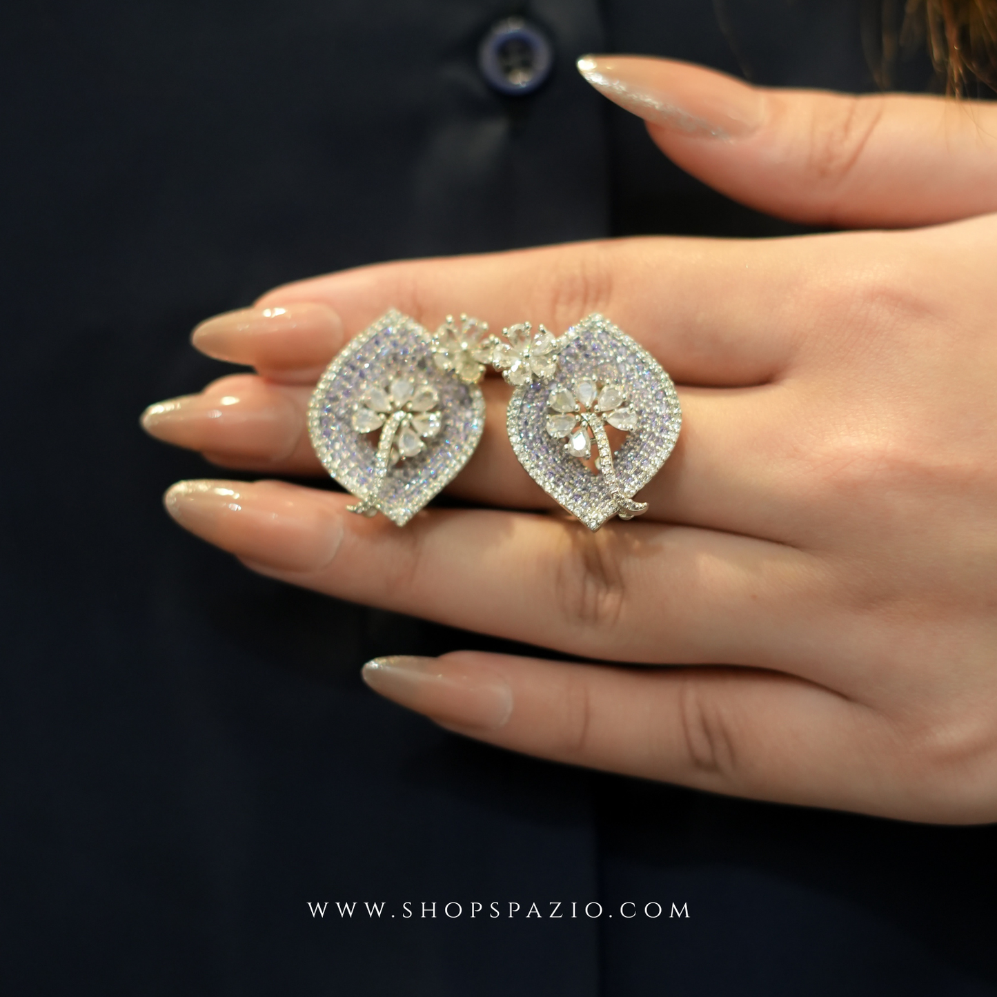 Aurora Studs - Purple