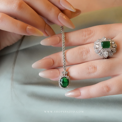 Emerald Square Drop Set