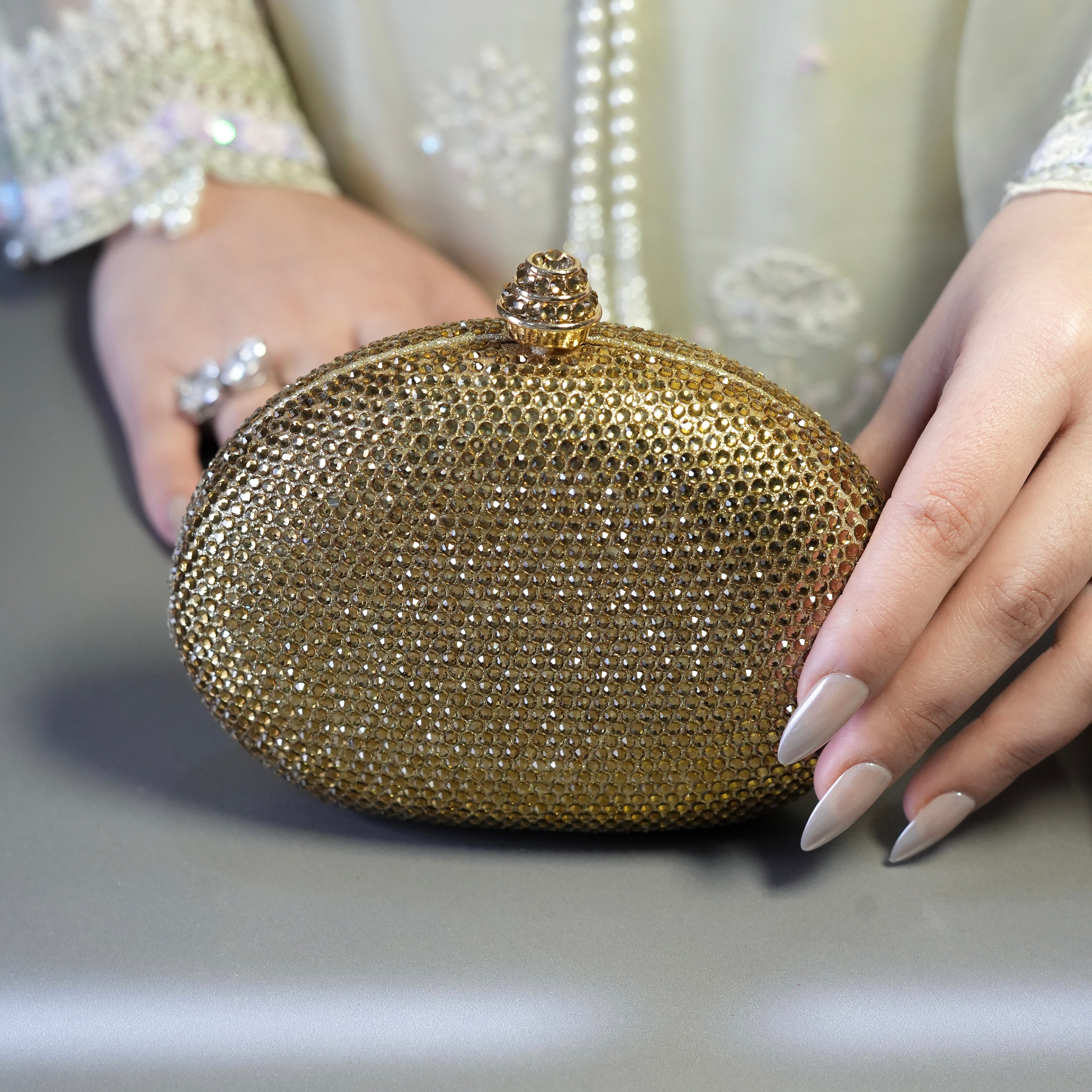 Cocktail Clutch - Gold