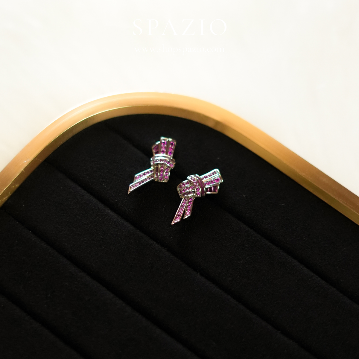 Rose Knot Earstuds
