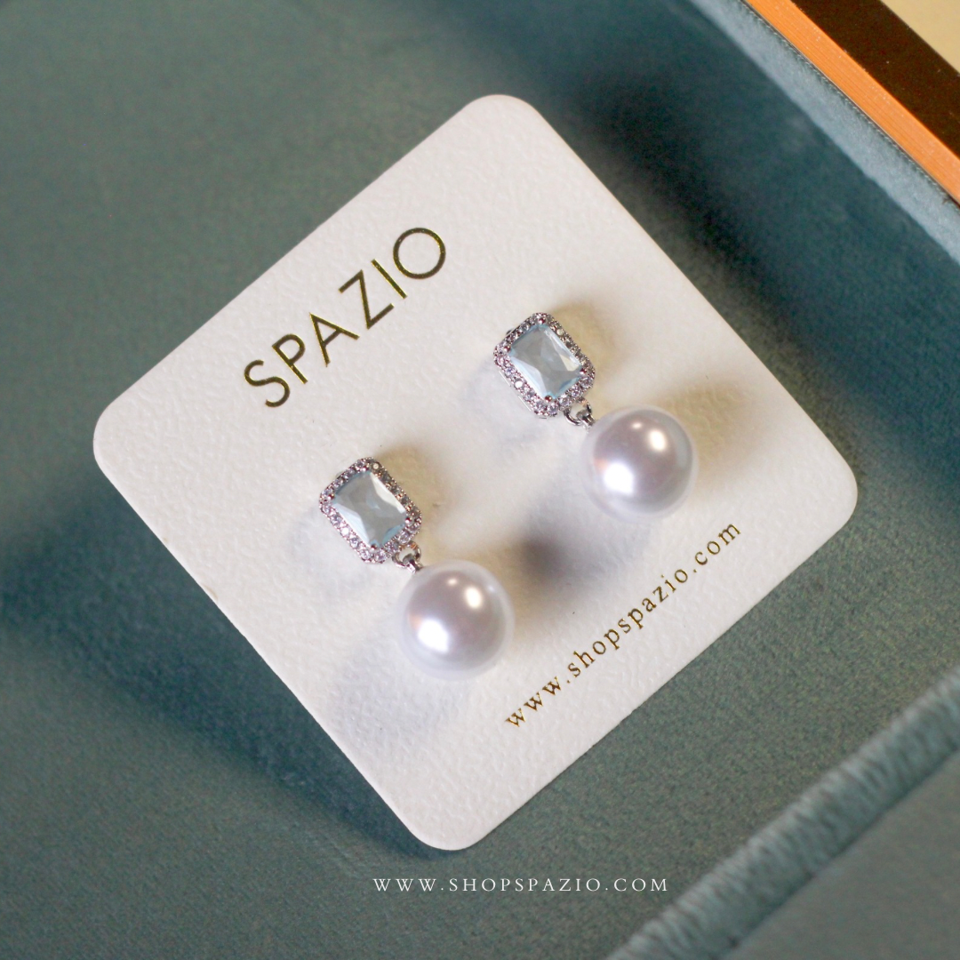 Sky Whisper Pearl Earrings