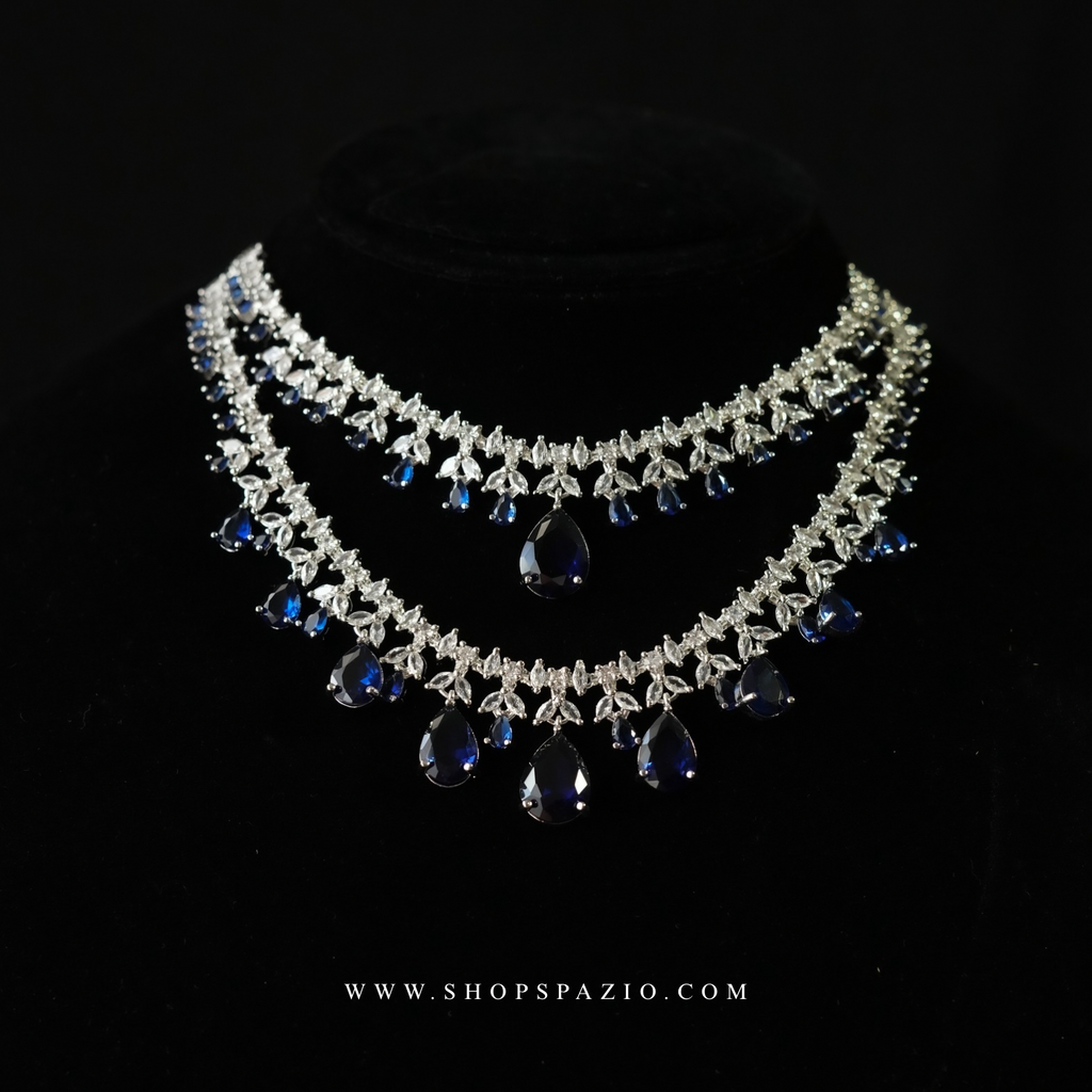 Empress Necklace Set - Blue