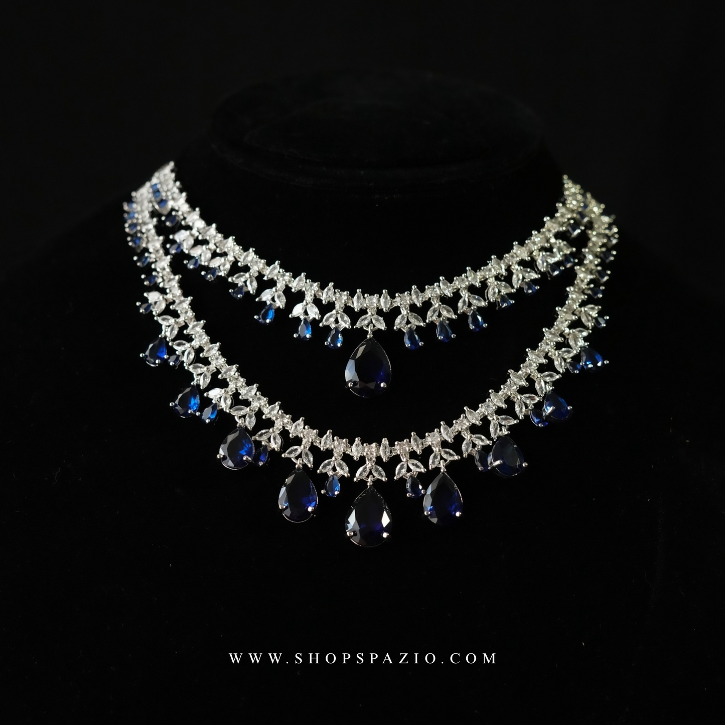 Empress Necklace Set - Blue
