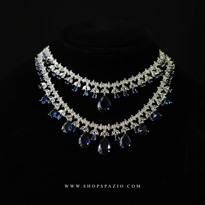 Empress Necklace Set - Blue