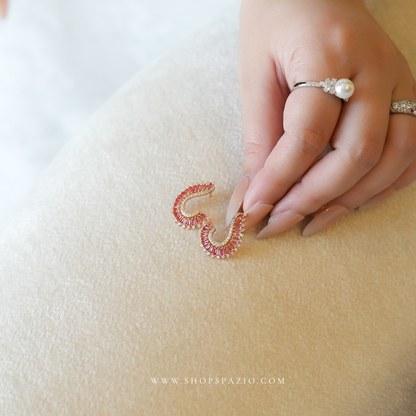 Blush Gold Studs