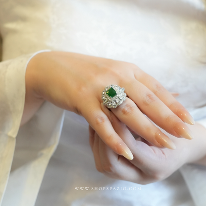 Emerald Royale Ring - Adjustable