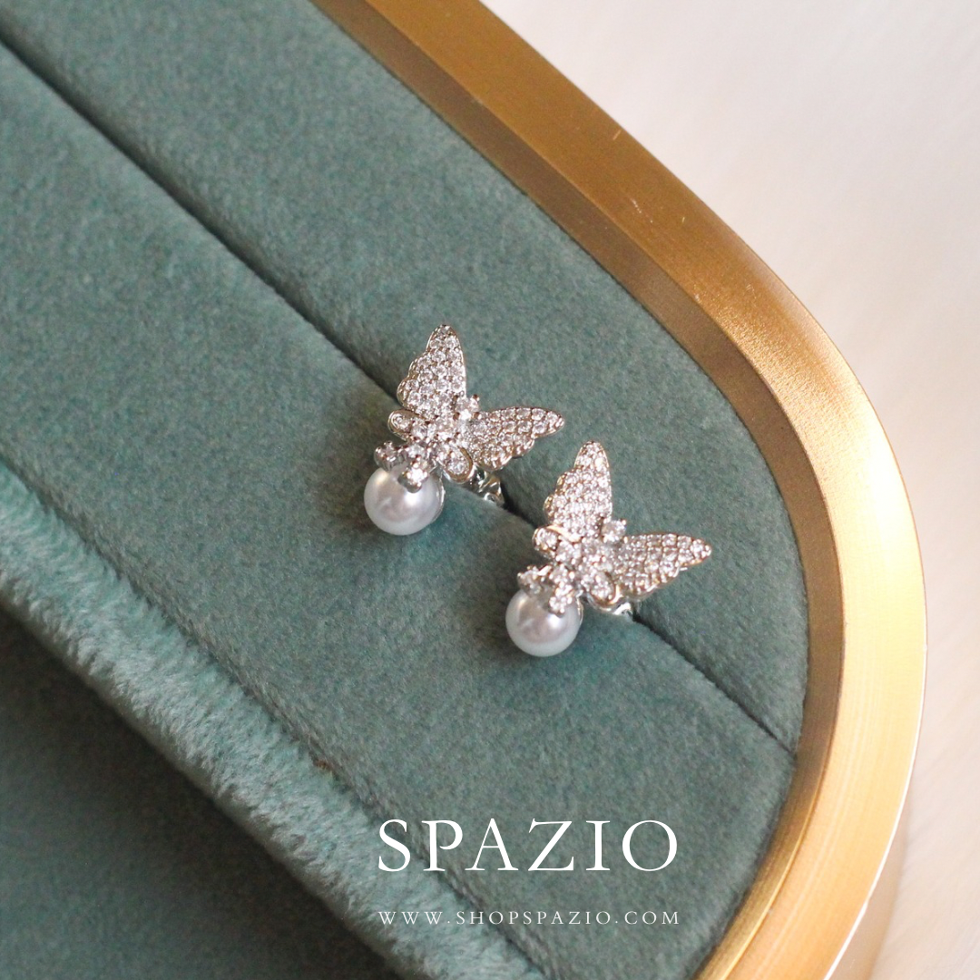 Flutter Pearl Earrings