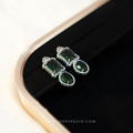 Duet Earrings - Green