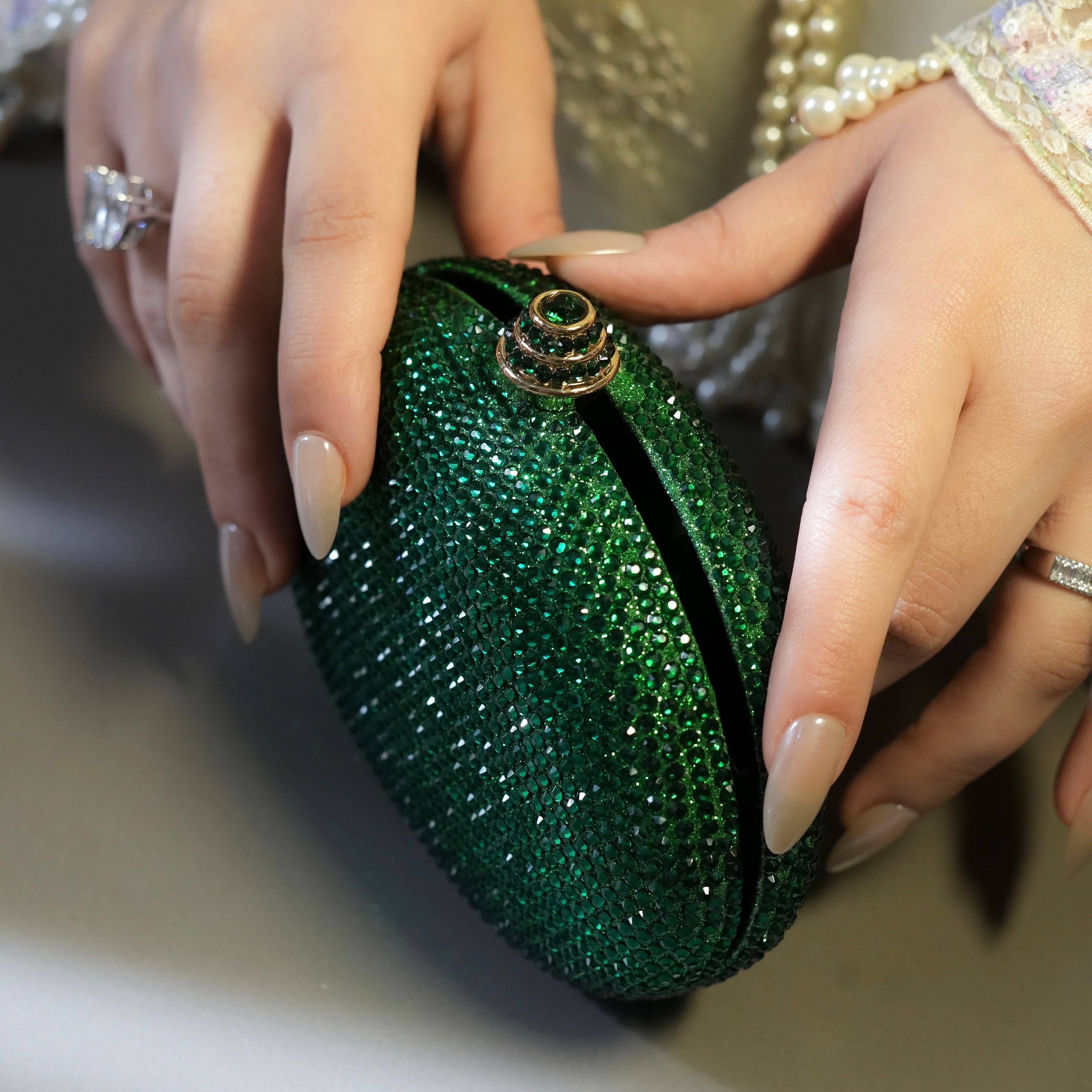 Cocktail Clutch - Green
