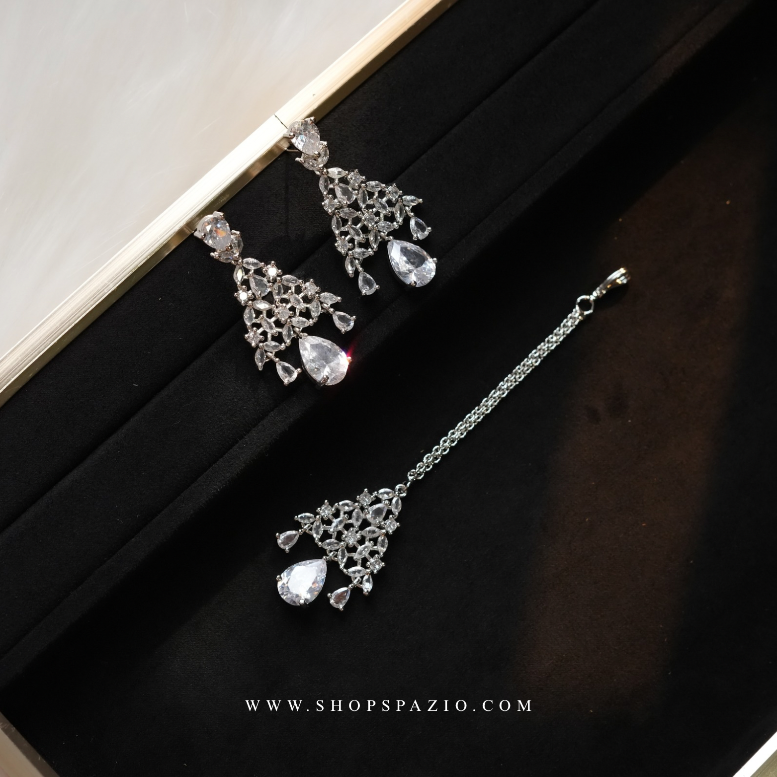 Empress Necklace Set - Silver