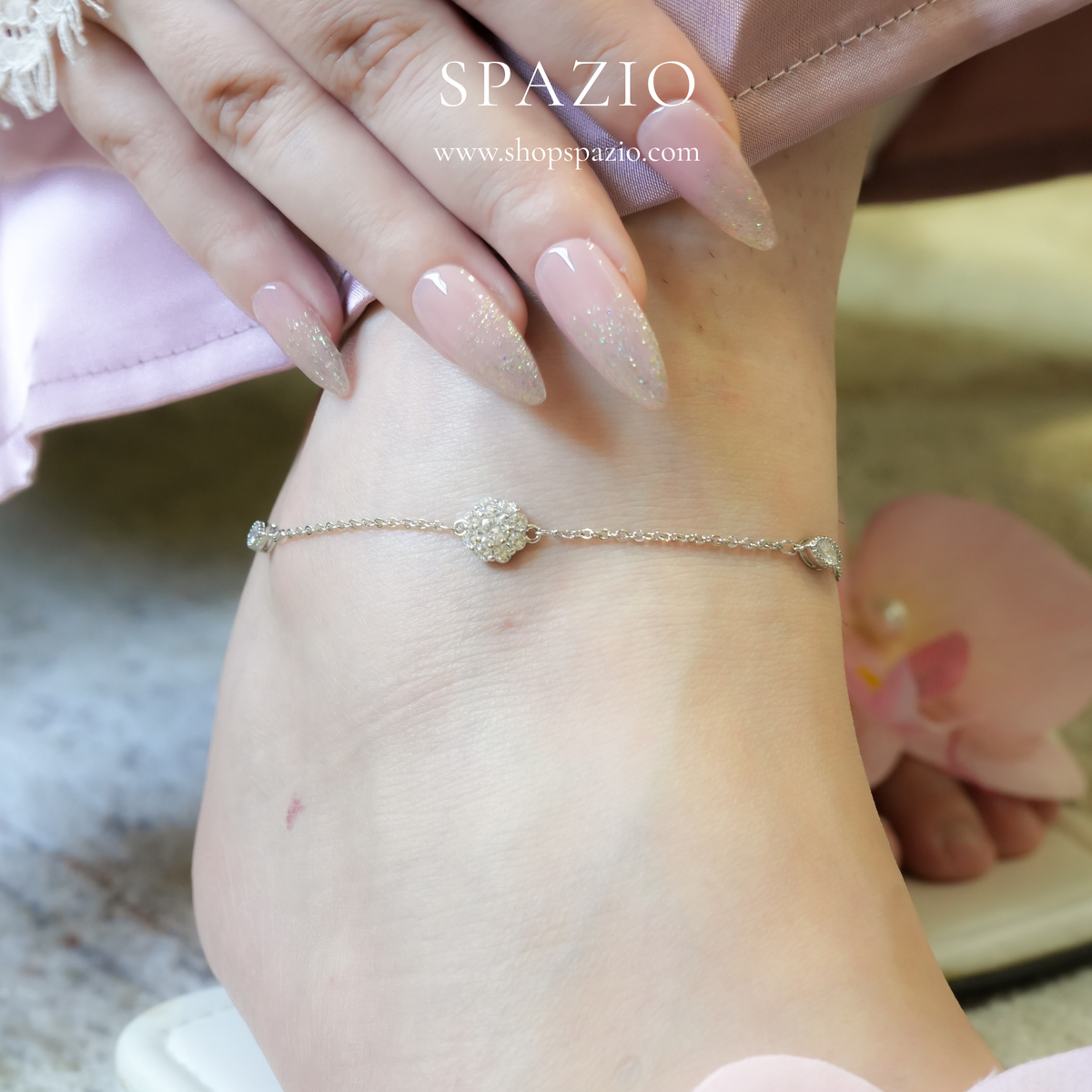 Celeste Heart Anklet