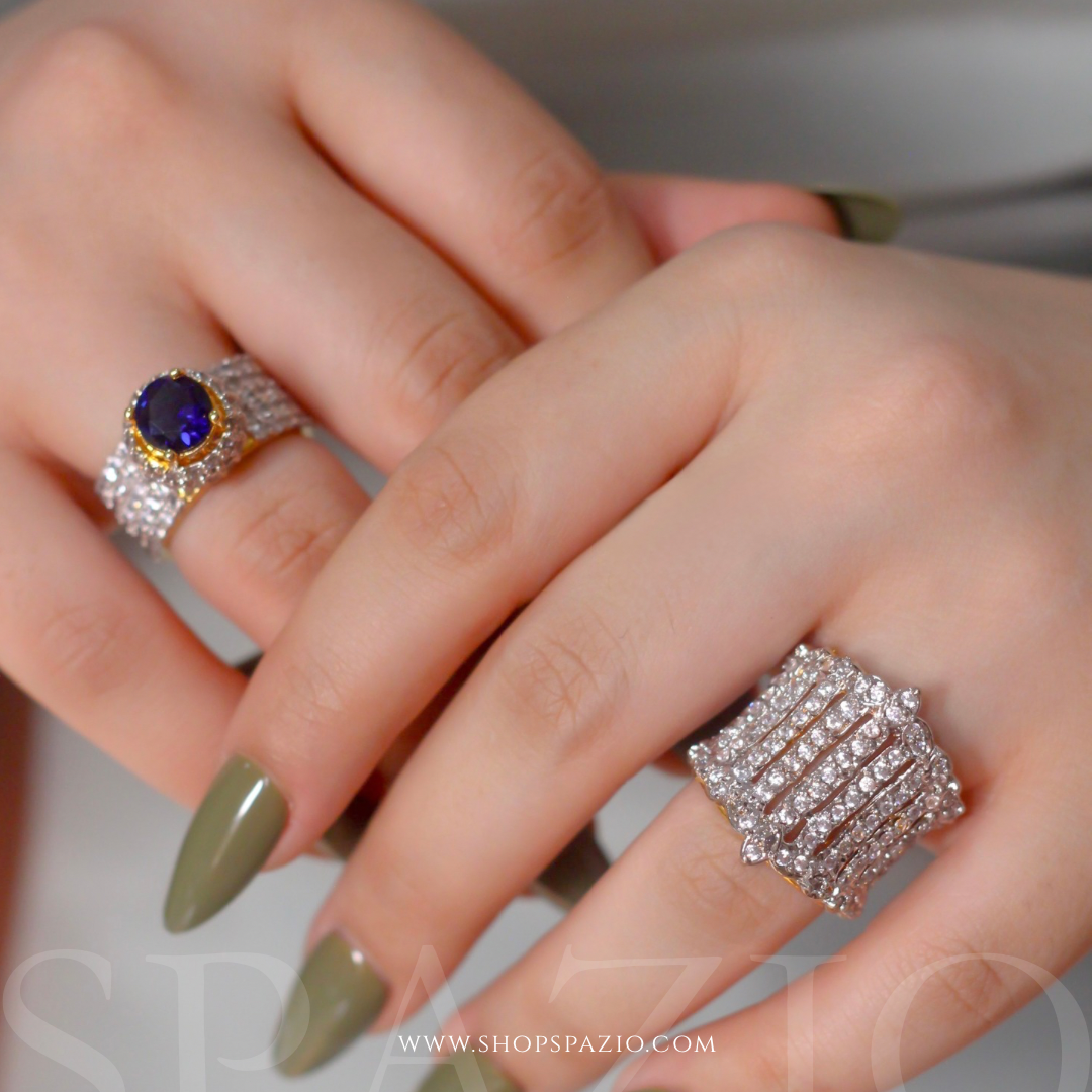 CZ Statement Ring