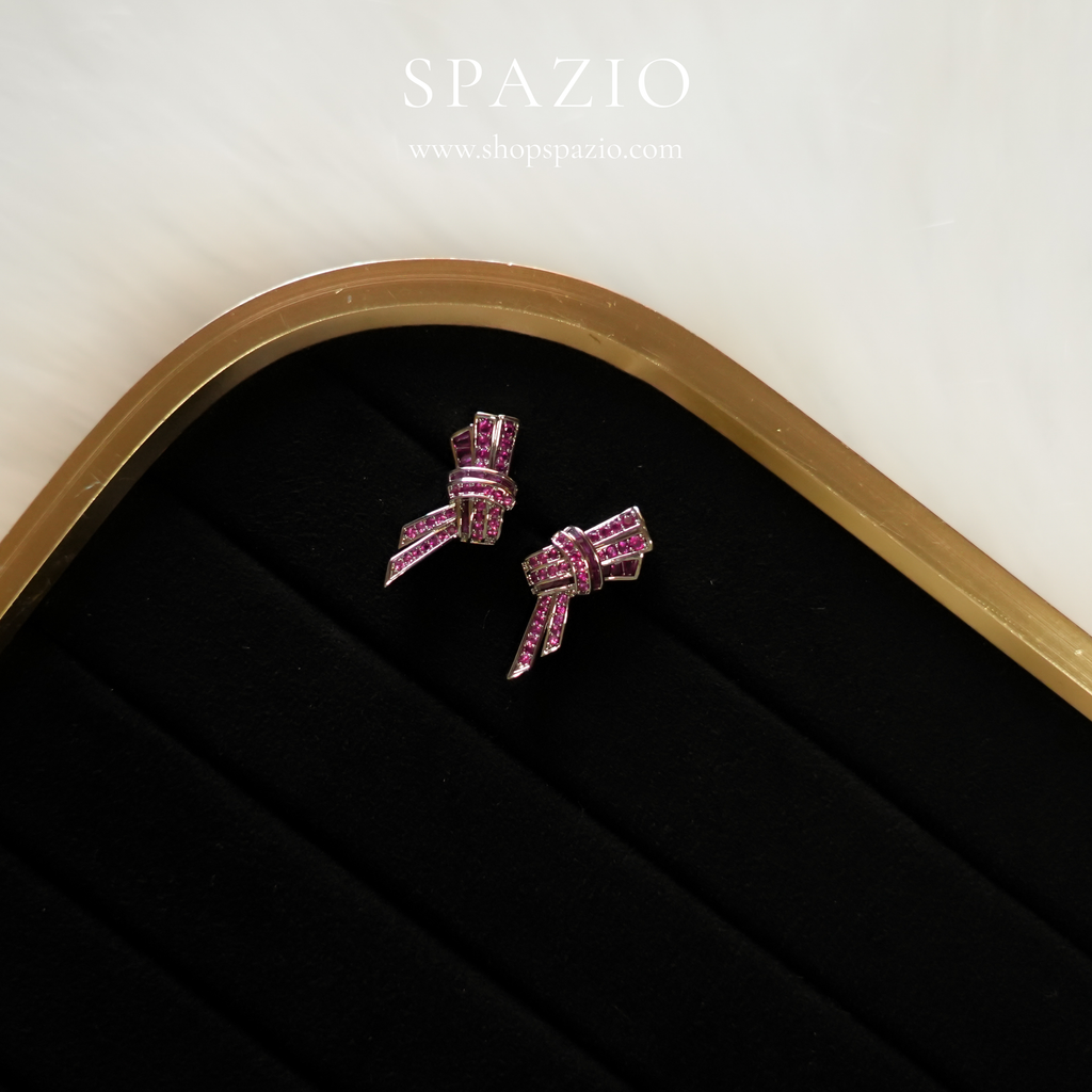 Rose Knot Earstuds